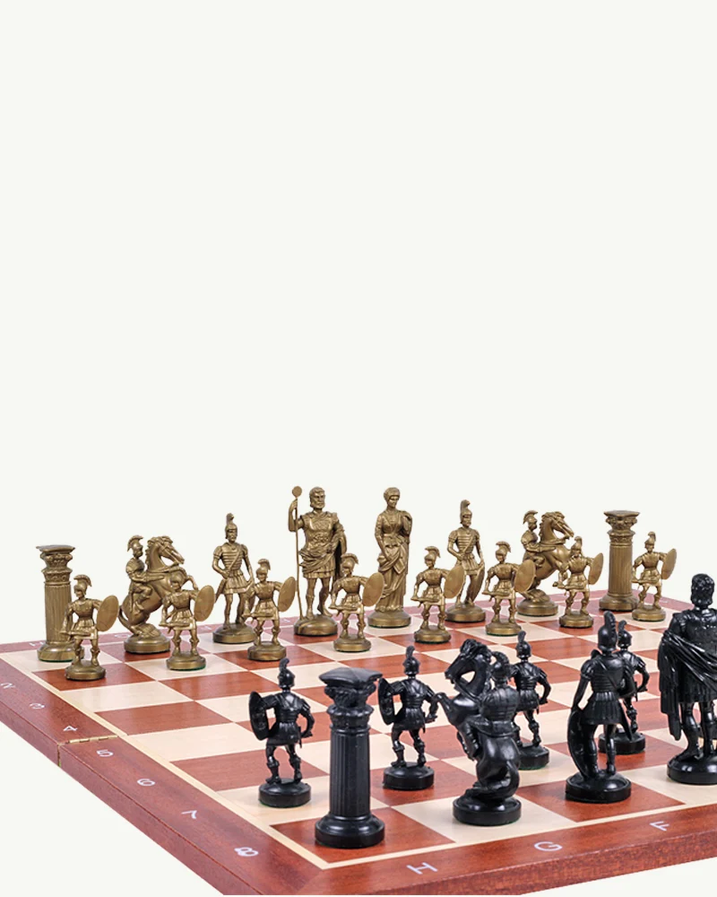 Pièces d'échecs empire romain