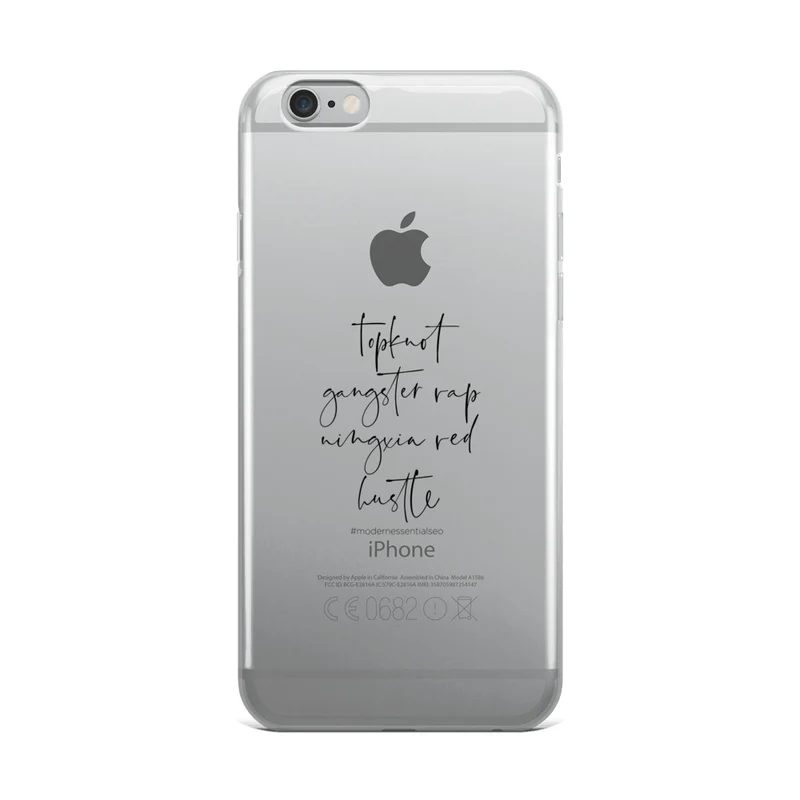 Topknot iPhone Case