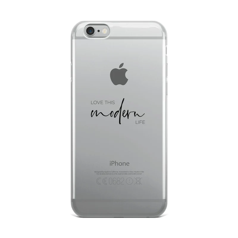 Love This Modern Life iPhone Case