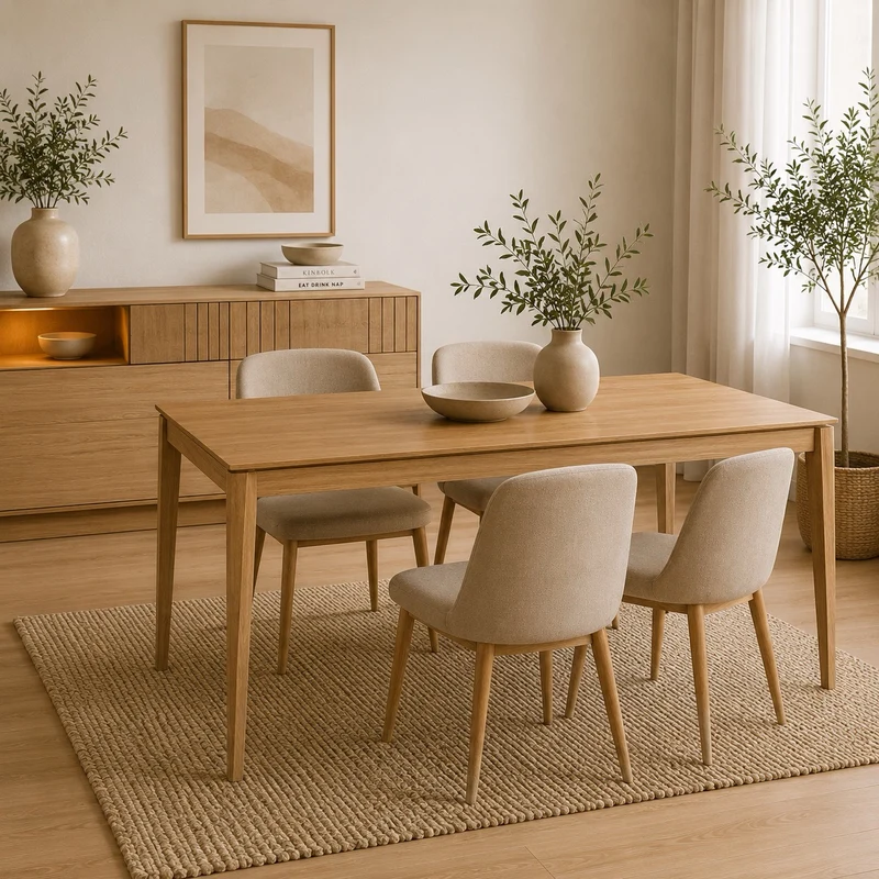 Table à manger extensible en chêne JOIN 40 | LoftStory