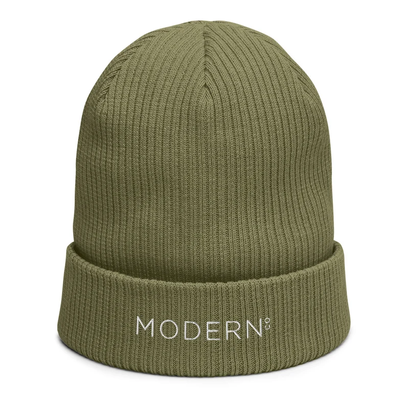 Ribbed Modern Beanie, Organic