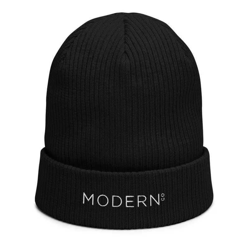 Ribbed Modern Beanie, Organic