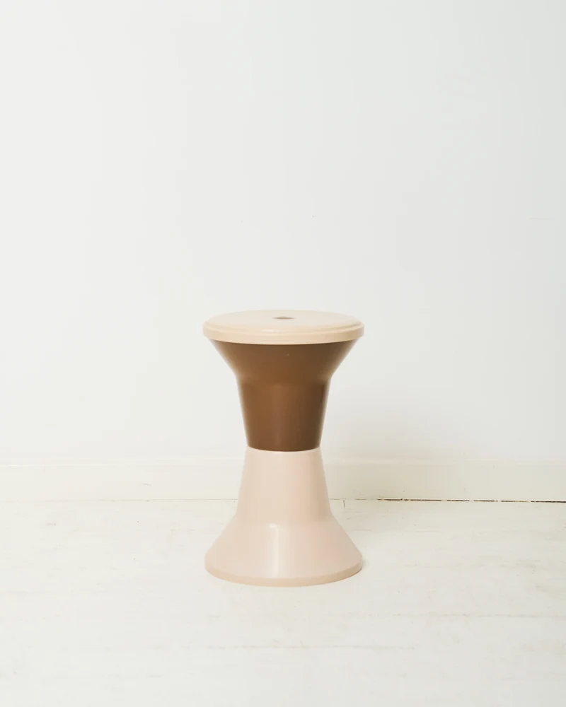 Tabouret Space Age bicolore, 1970s