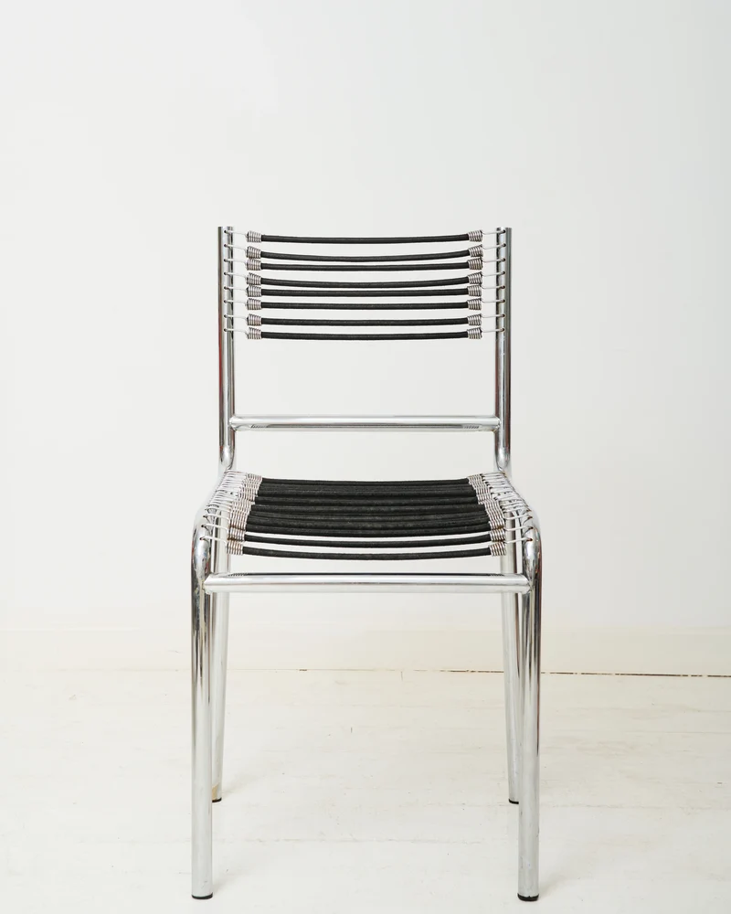 Paire de chaises chromé "Sandow" (1 sur 3), René Herbst, 1980s