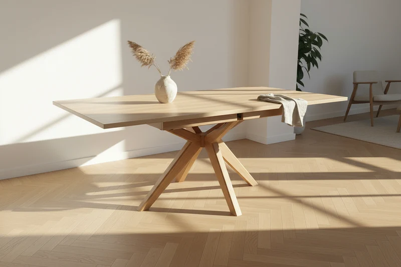 Table à manger extensible en bois - Globy