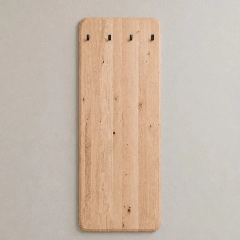Porte-manteau SWEDEN 1 en bois massif | NordicStory