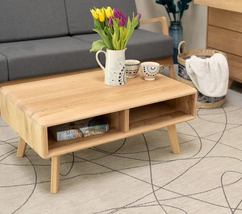Table basse en bois massif SWEDEN 1 | NordicStory