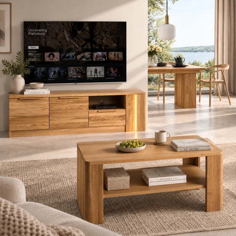 Table basse en chêne LONDRES 41 | LoftStory