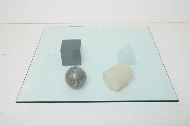 Table basse "Metafora", Lella and Massimo Vignelli, 1979