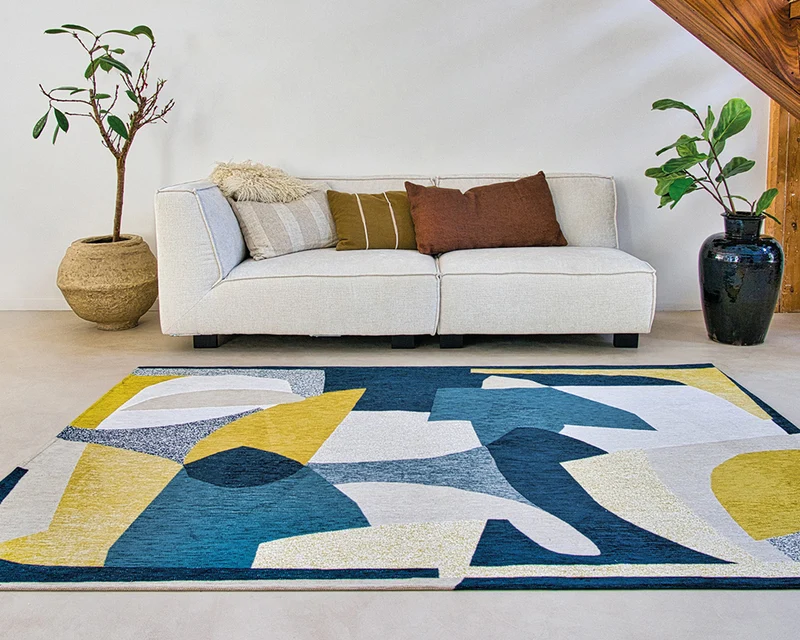 Tapis de salon contemporain - Cubist Chenille