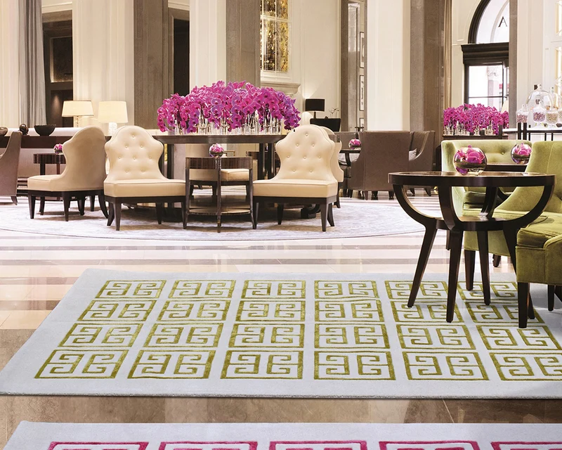Tapis de salon jaune - Aténas