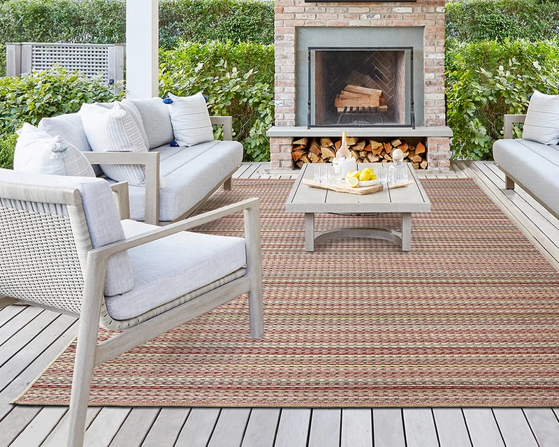 Tapis pour terrasse extérieur à rayure - Varadero
