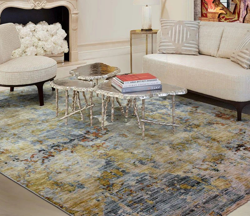 Tapis moderne de salon multicolore - Preston