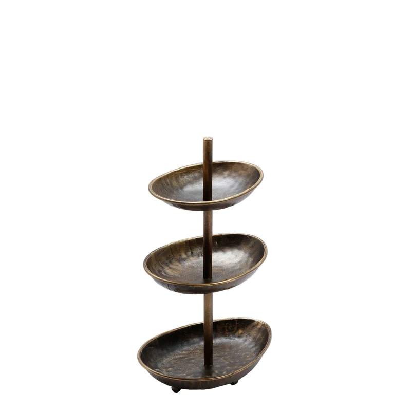 Plateau à étages en métal Elma 29.5 cm