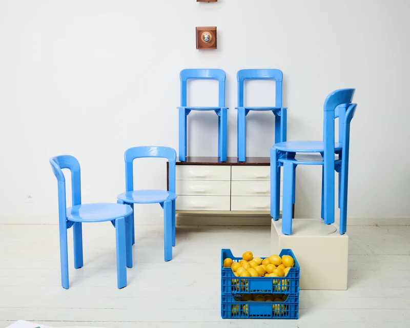 Paire de chaises (1 sur 3), Bruno Rey, Dietiker, 1970s