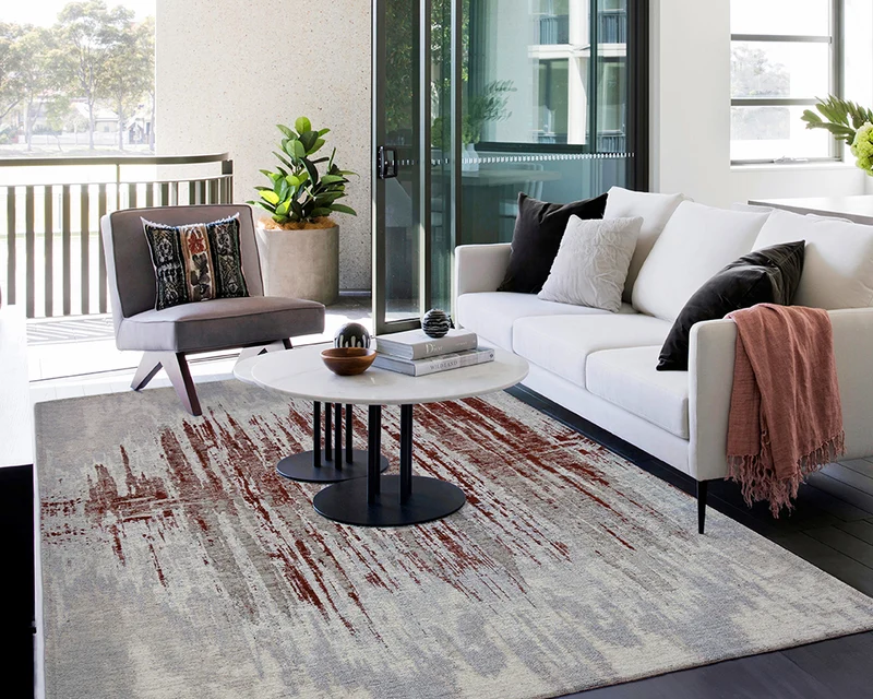 Tapis de salon design rectangulaire - Himalaya