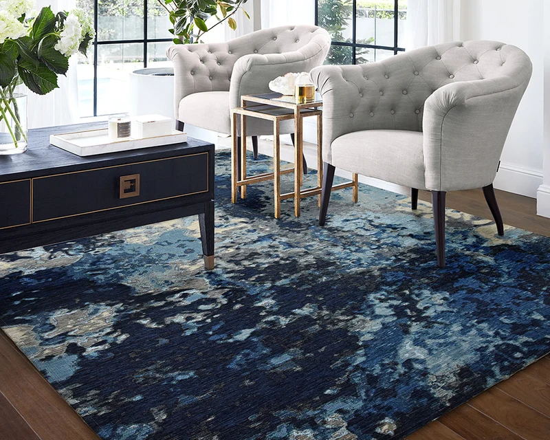 Tapis coloré pour salon - Lake Chenille