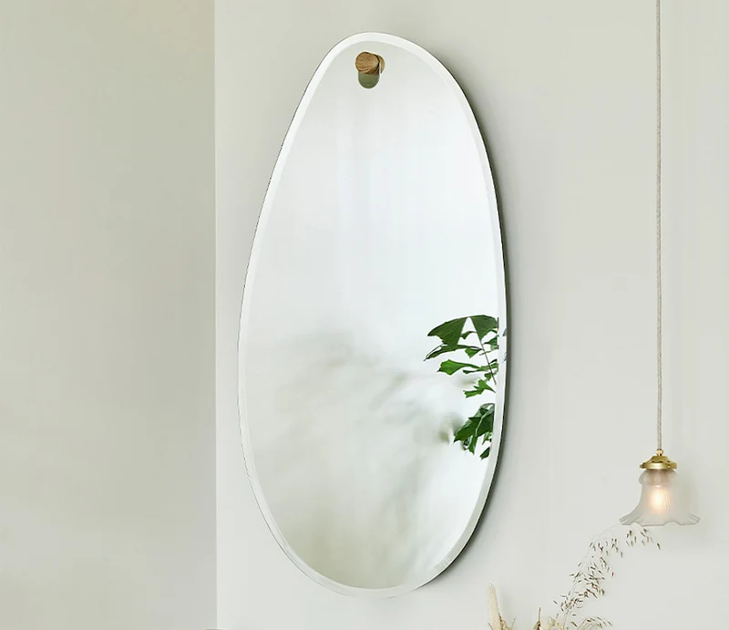 Miroir design contemporain 122x69cm - Globo Lago