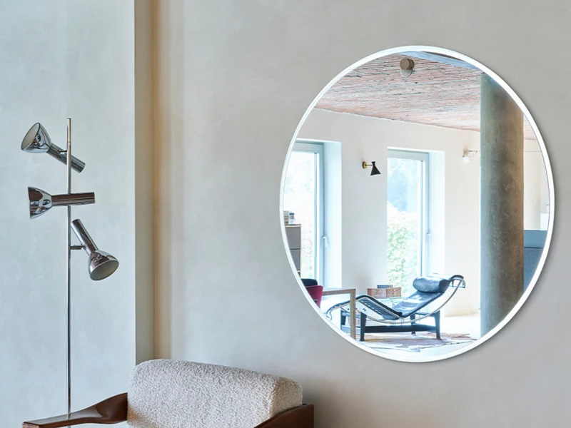 Grand miroir rond design - Globo