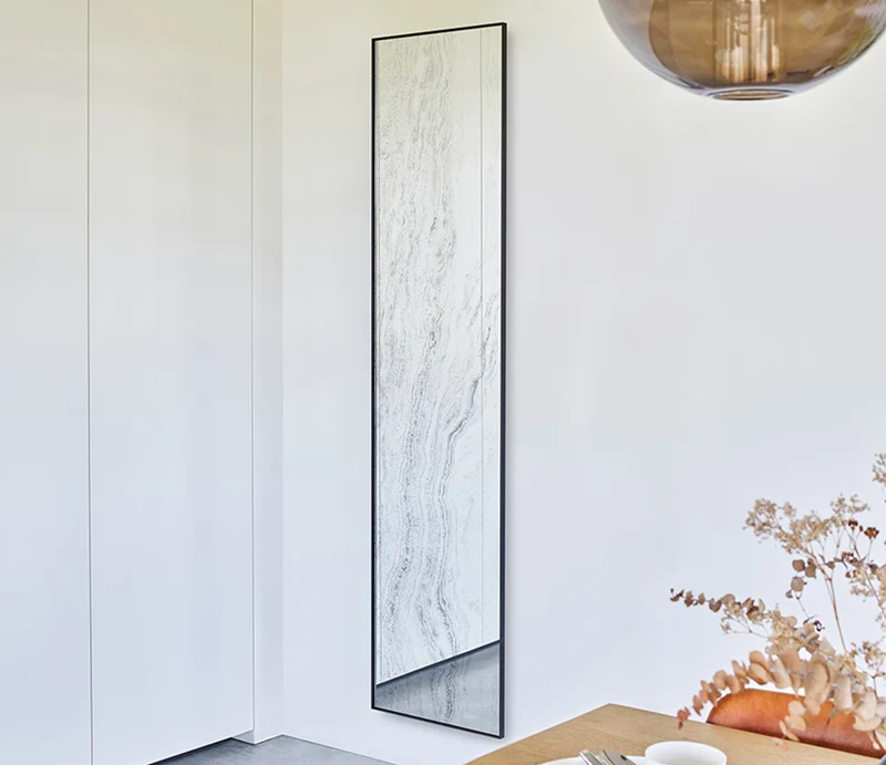 Grand miroir de salon - Travertin