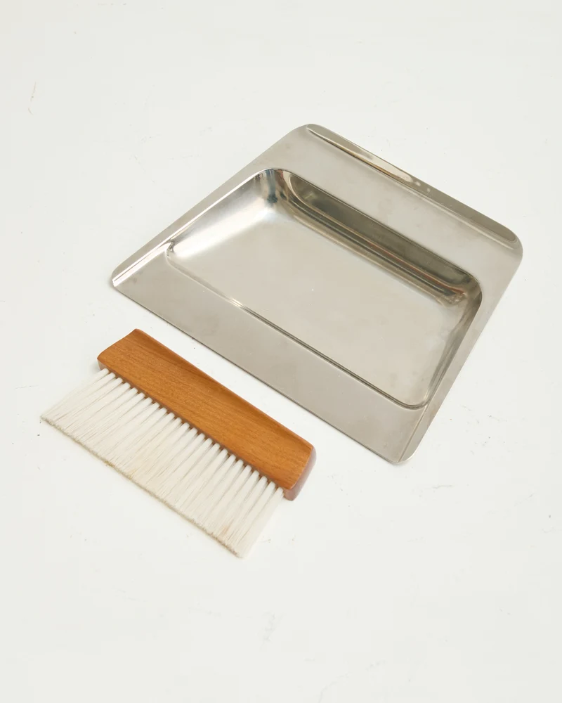 Ramasse miettes, teck et inox, Danemark, 1960s