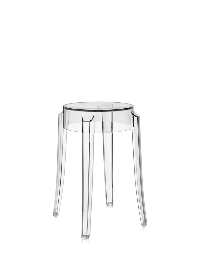 Tabouret Ghost h45 Cristal Kartell