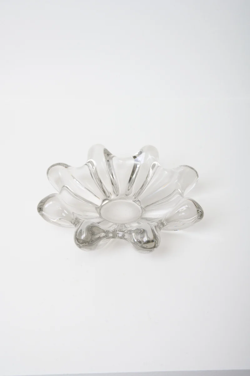 Vide poche étoile en cristal, 1950s