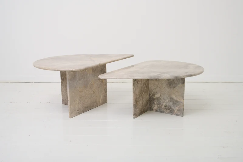 Table basse en marbre, 1970s