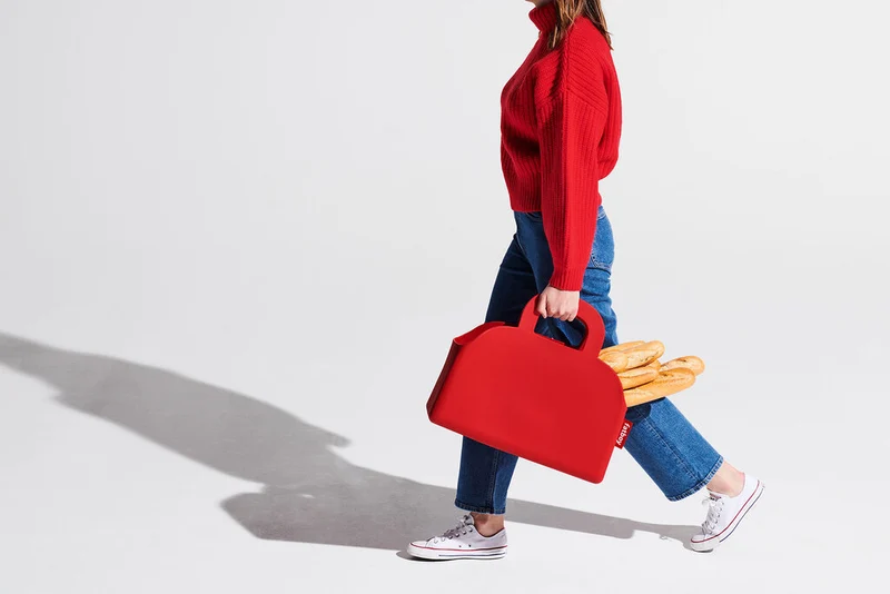 Sjopper-Kees Sac shopping rouge Fatboy