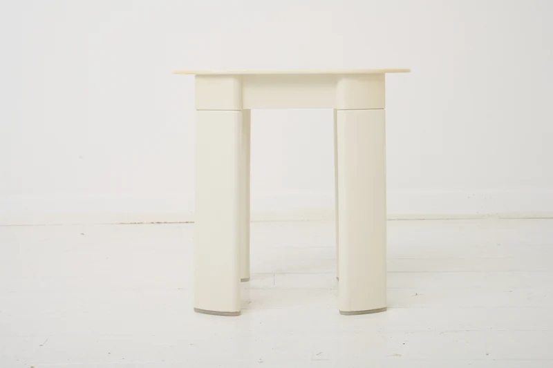 Tabouret blanc, Olaf Von Bohr, Gedy, 1970