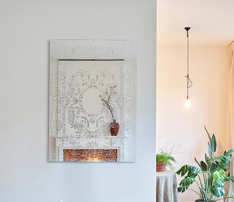 Miroir murale contemporain - OXIDE