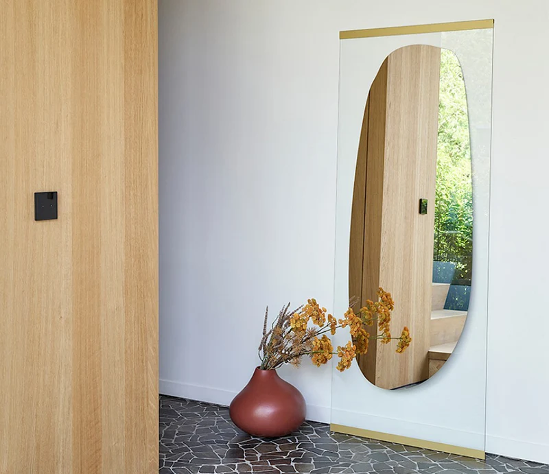 Décoration murale miroir design 178x71cm - Obu