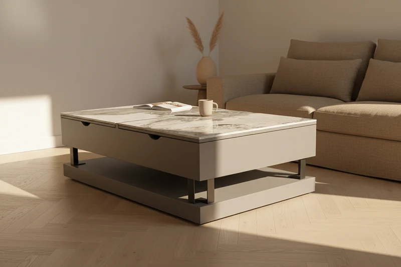 Table basse plateau relevable céramique - Torino