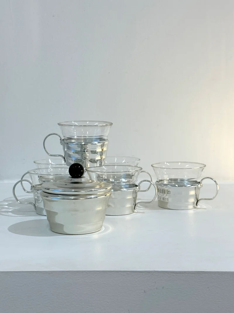 Service à thé ou café et sucrier,Veb Union Quedlinburg, 1960-1970