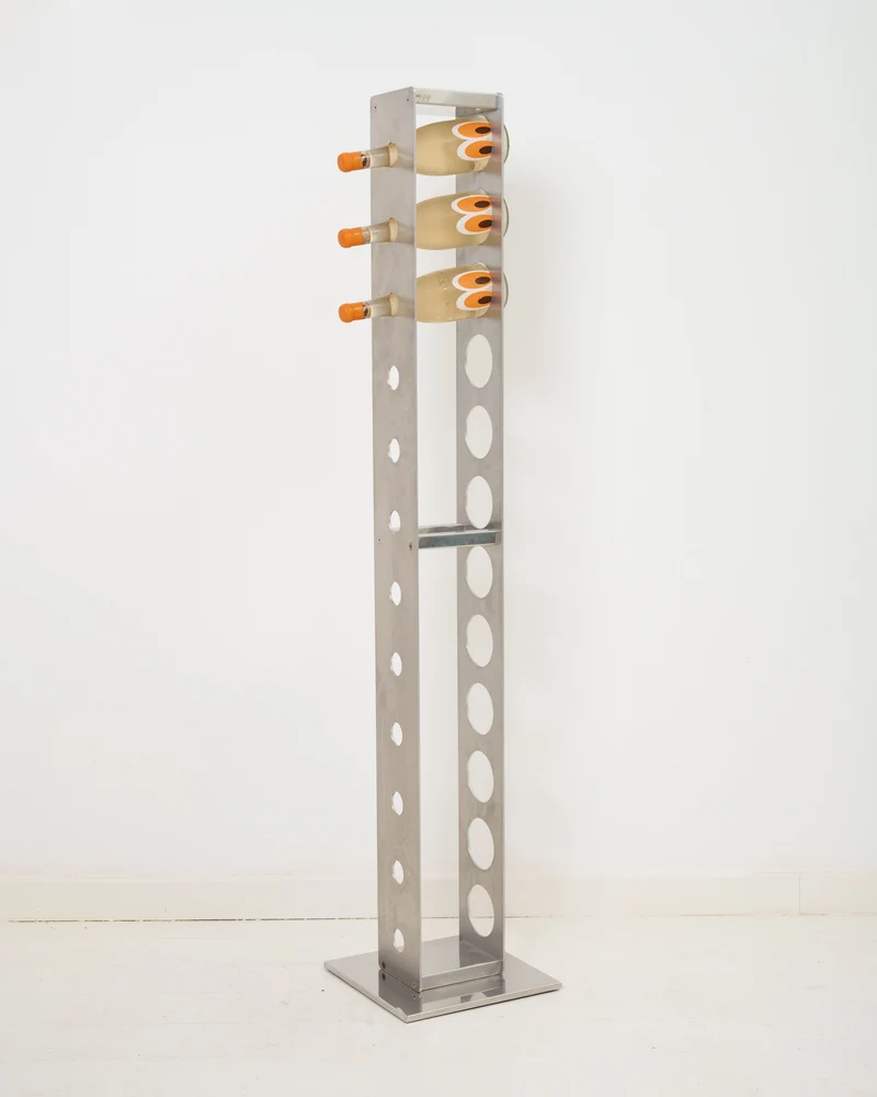 Porte-bouteilles en aluminium, Cattelan Italia, 1990s