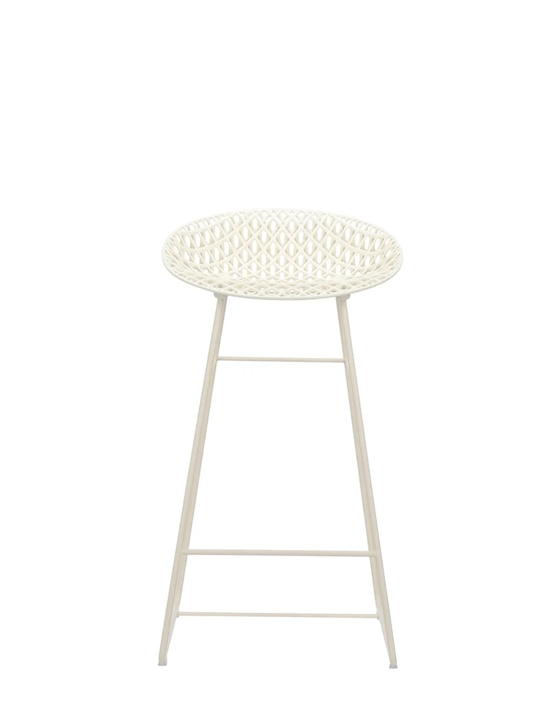 Tabouret h65 Smatrik blanc Kartell