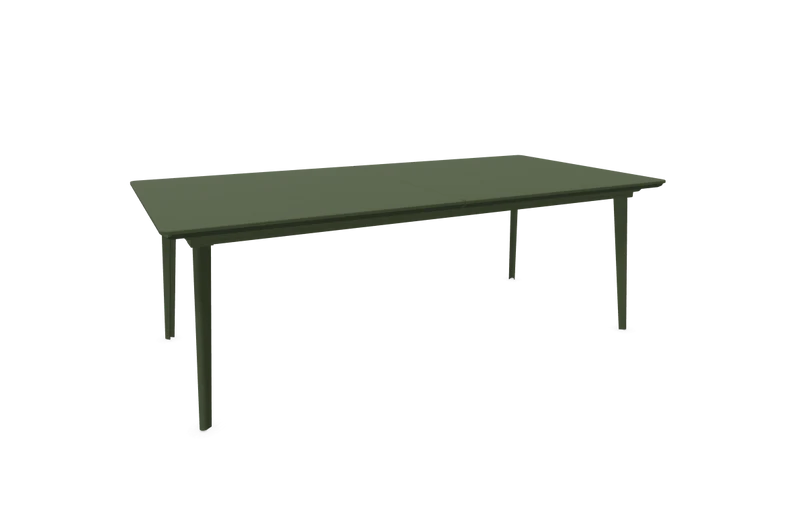 PLUS 4 IMPERIALE - Table extensible 220/330 col. Vert militaire / Modèle d'exposition