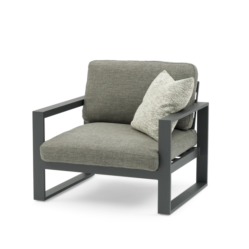 LAGUNE - Fauteuil Anthracite