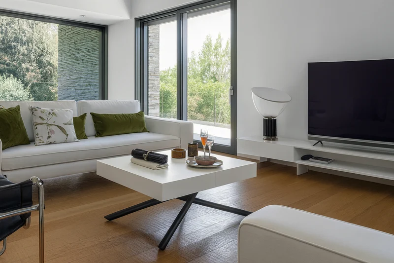 Table basse relevable extensible effet béton – Iris