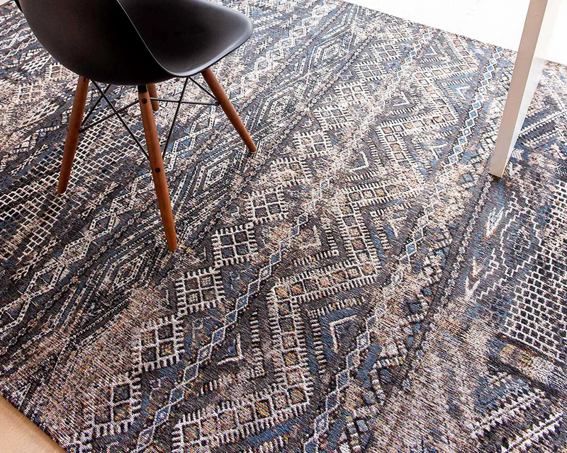 Tapis salon vintage ancien - Paki Chenille