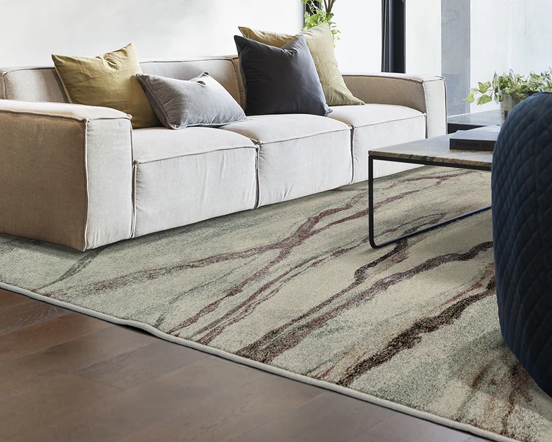 Tapis salon tendance rectangulaire - Magritt