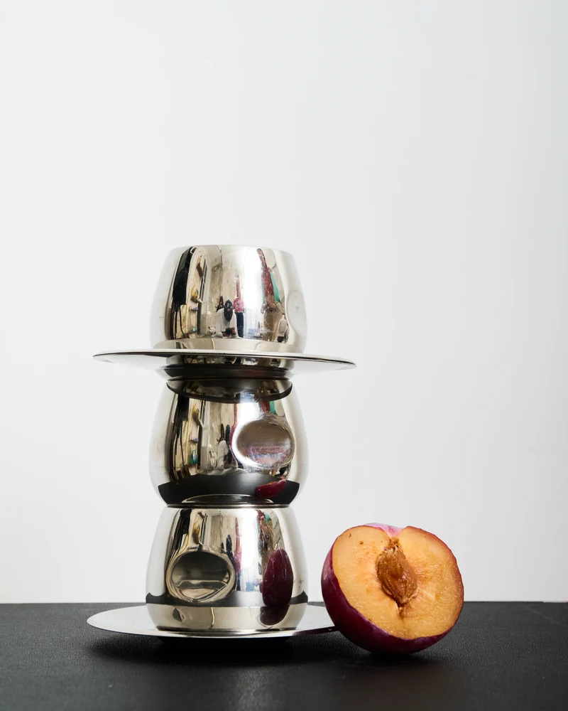 Quatre tasses et sous-tasses, AMC Art design, Italie, 1970s