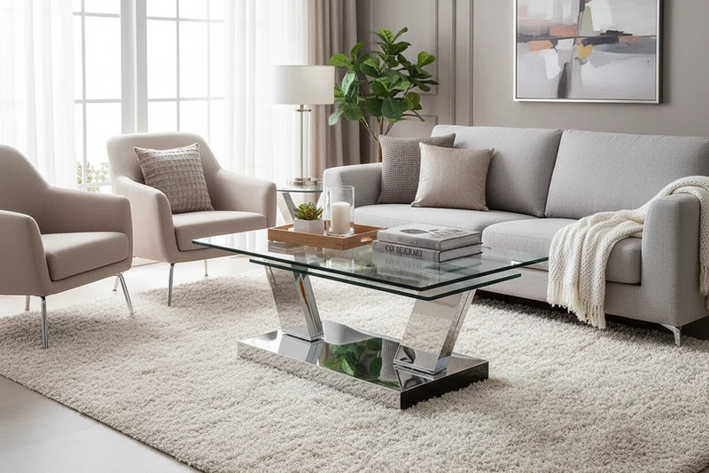 Table basse pivotante rectangulaire - Clara