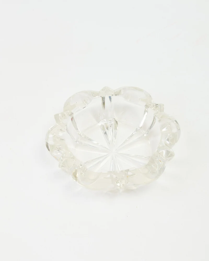 Cendrier cristal, 1940-1950s
