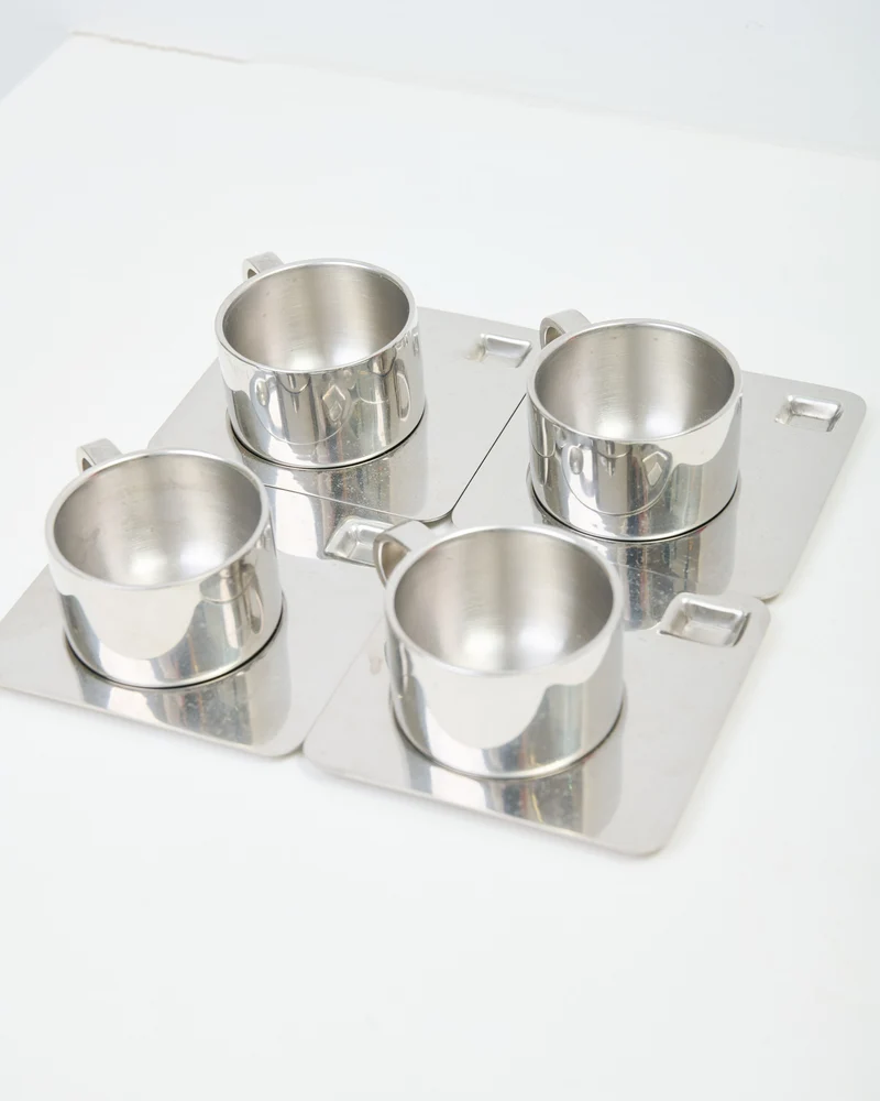 Tasses et sous-tasses à café, dlg Guido Bergna, 1960s