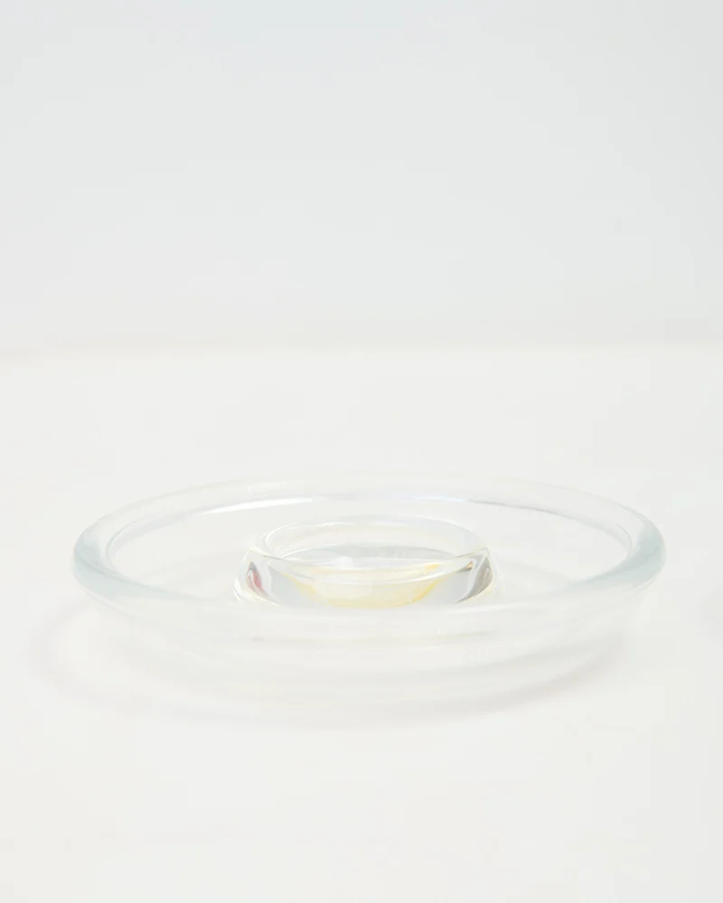 Duo coquetiers en verre , 1970s