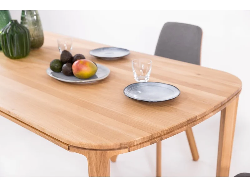 Table de salle à manger extensible en chêne massif IKONA | VESKOR
