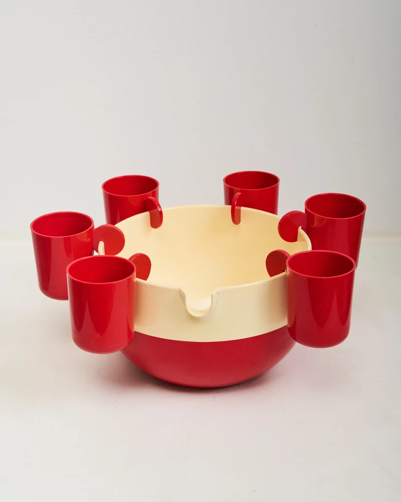 Service à cocktails ou sangria, 1970-1980