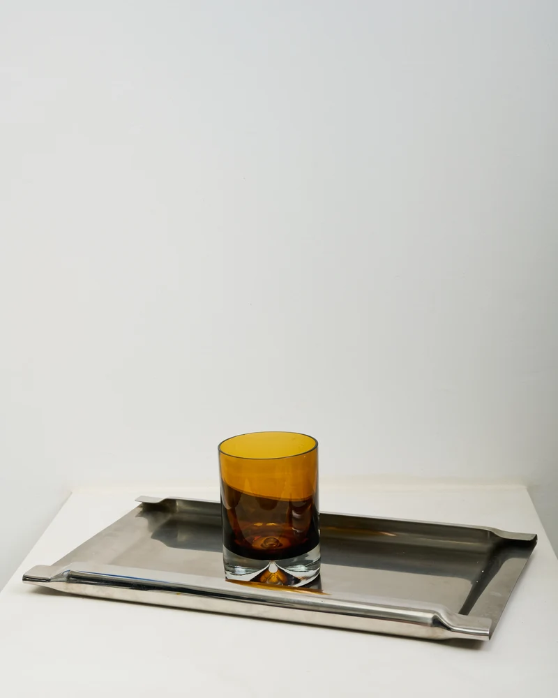 Plateau en métal, Silvio Coppola, Alessi, 1980s