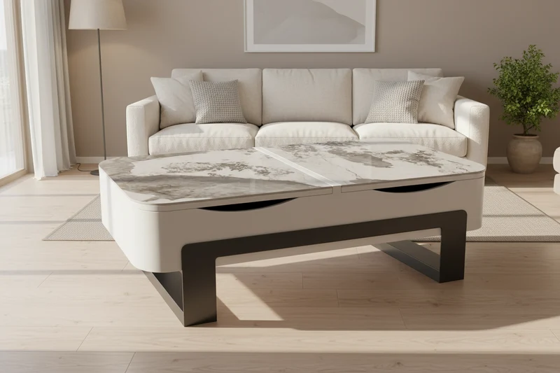 Table basse plateau relevable céramique – Sidney